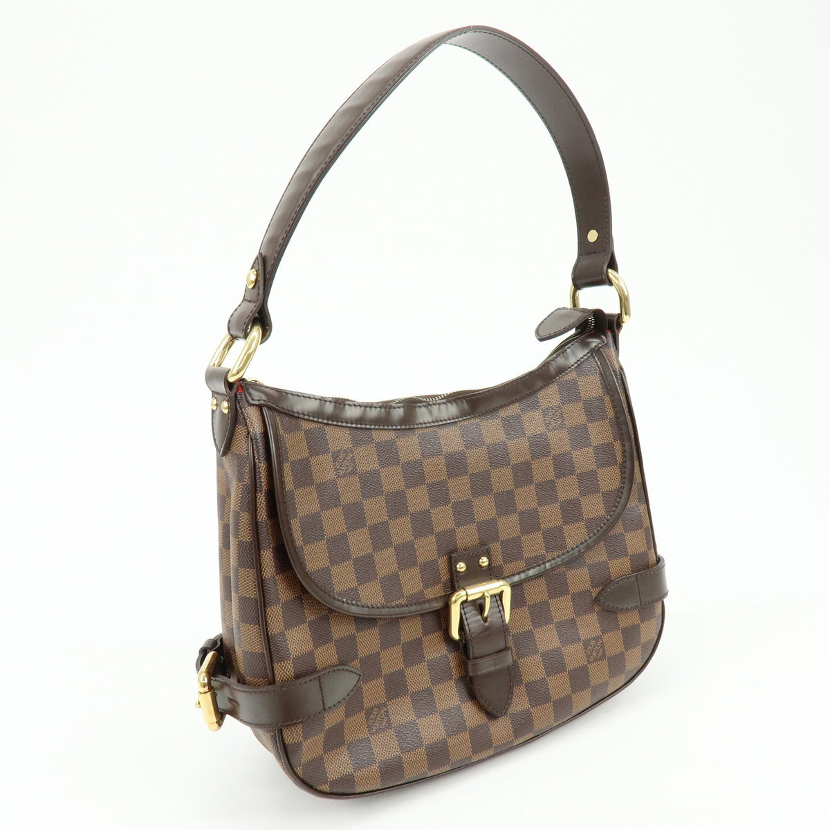 Louis Vuitton Highbury Damier, Brown, Canvas, Handbag