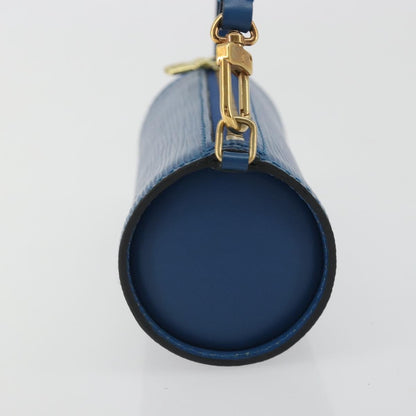 Louis Vuitton Soufflot Pochette Epi Leather, Blue, Leather, Clutch