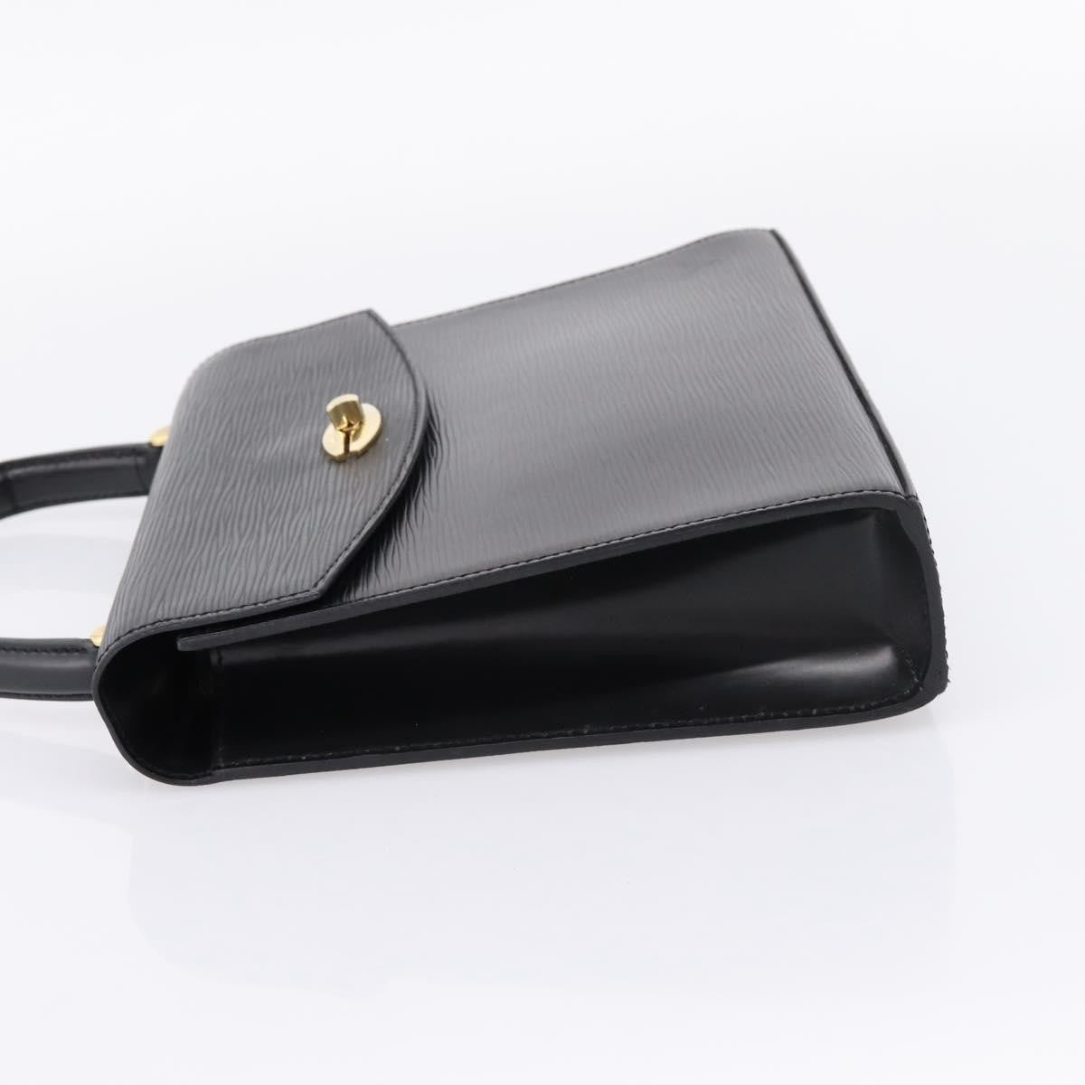 Louis Vuitton Malesherbes Epi Leather, Black, Leather, Handbag
