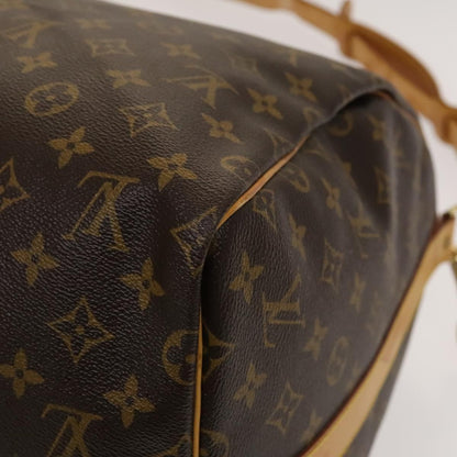 Louis Vuitton Keepall Bandouliere Bag Monogram Canvas, BROWN, CANVAS, Travel bag