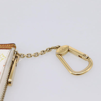 Louis Vuitton Pochette Clés Monogram Canvas, White, Canvas, Wallet