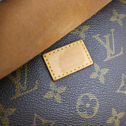 Louis Vuitton Saumur Monogram, Brown, Canvas, Shoulder Bag