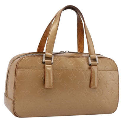 Louis Vuitton Mat Shelton Monogram Vernis, Brown, Patent Leather, Handbag