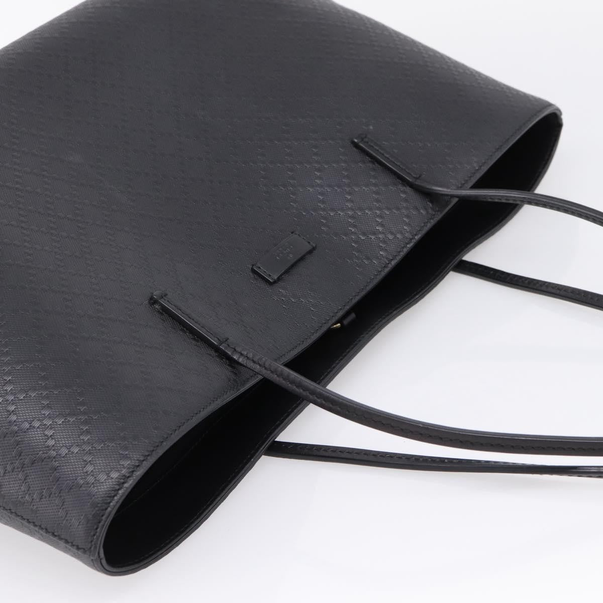 Gucci Bright Diamante Leather, Black, Leather, Tote Bag