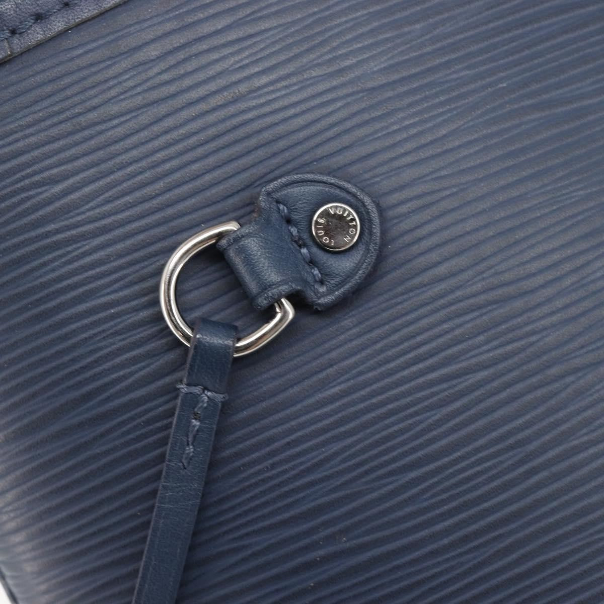 Louis Vuitton Neverfull Epi Leather, Blue, Leather, Tote Bag