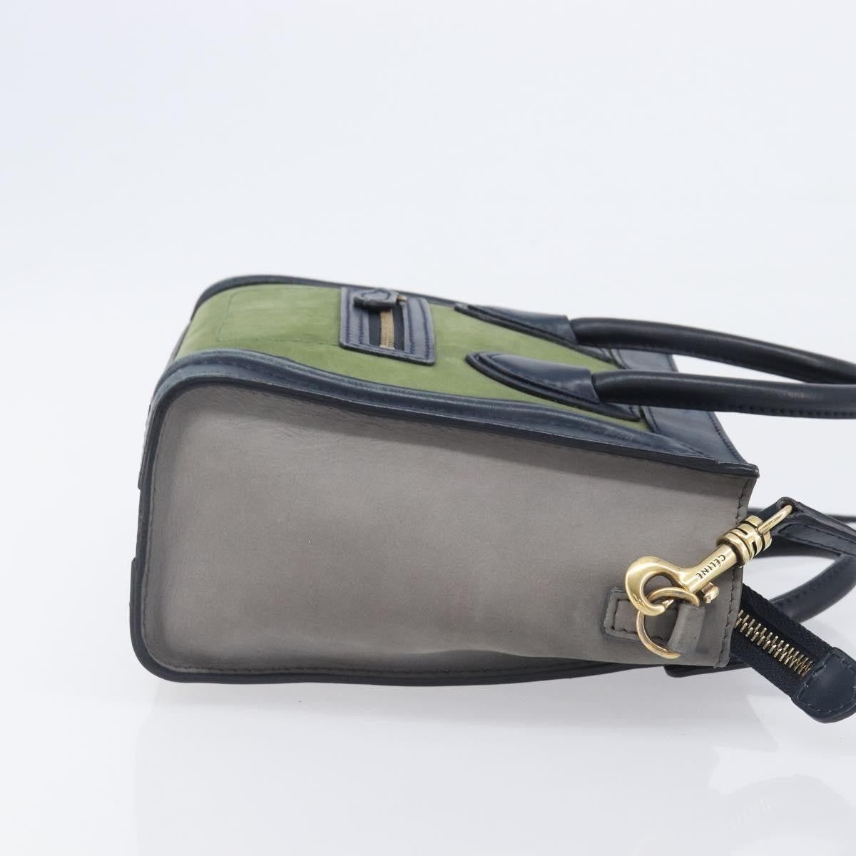 Celine Luggage Smooth Leather, Navy, Leather, Handbag