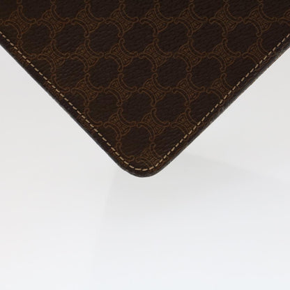 Celine C Macadam Handbag PVC Leather, BROWN, PVC, Handbag