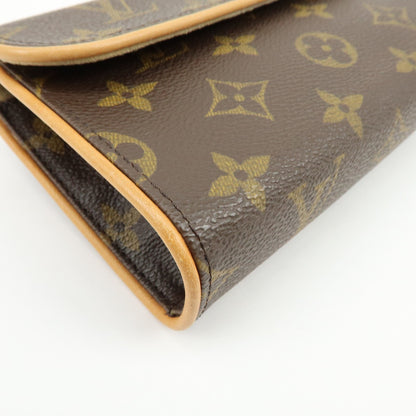 Louis Vuitton Florentine Waist Monogram Canvas, Brown, Canvas, Handbag