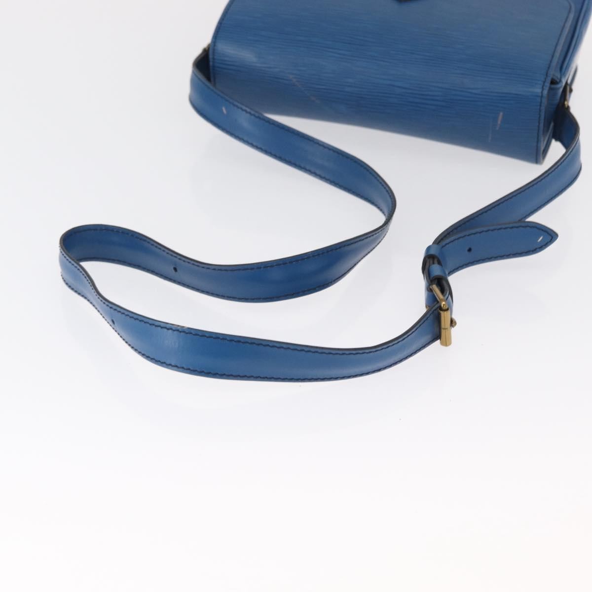 Louis Vuitton Cartouchiere Epi Leather, Blue, Leather, Shoulder Bag