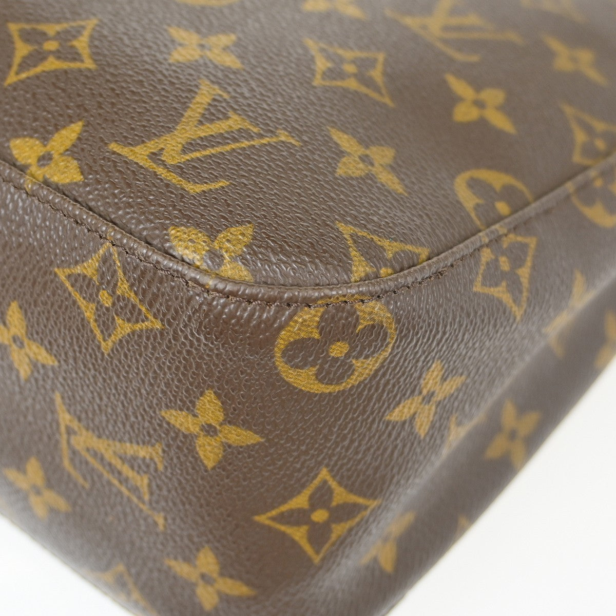 Louis Vuitton Looping Monogram Canvas, Brown, Canvas, Handbag