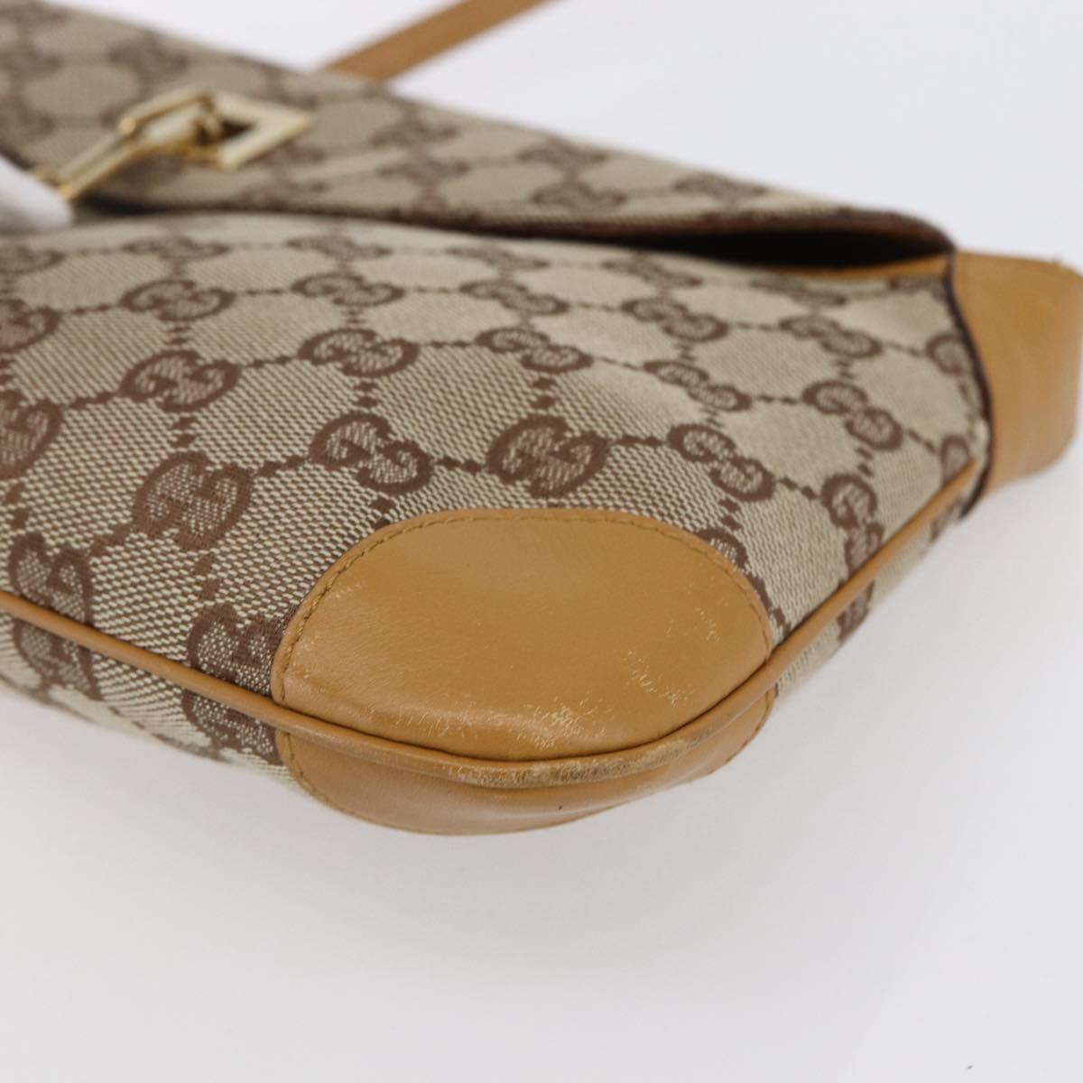 Gucci Tiger Charm Shoulder Bag canvas, BEIGE, CANVAS, Shoulder bag