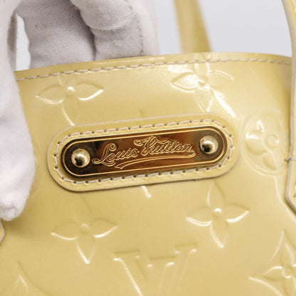 Louis Vuitton Wilshire Monogram Vernis, Yellow, Patent Leather, Handbag