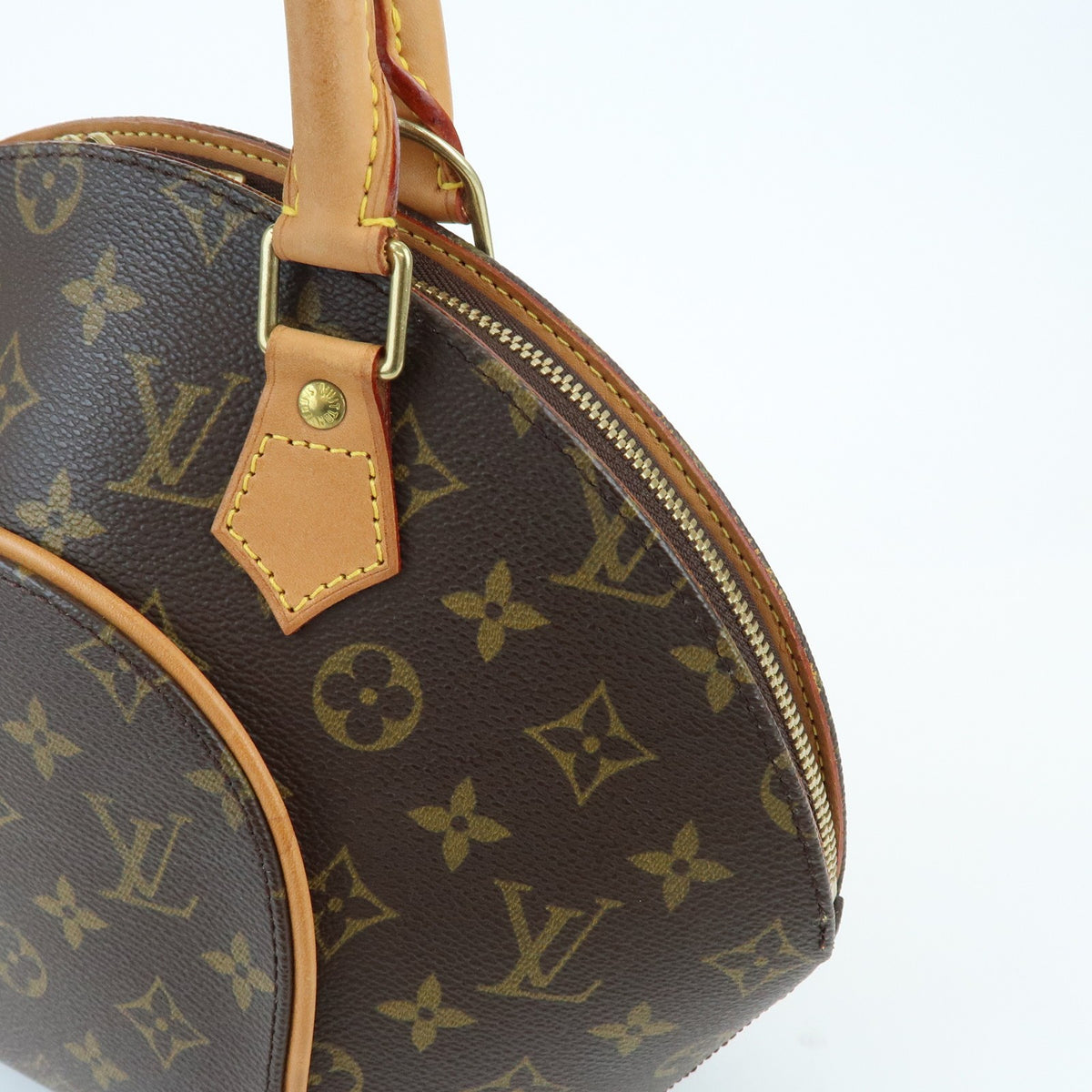 Louis Vuitton Ellipse Monogram Canvas, Brown, Canvas, Handbag