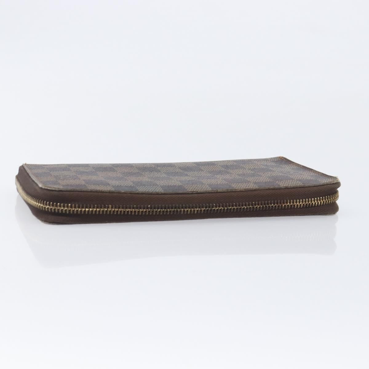 Louis Vuitton Zippy Organizer Damier, Brown, Canvas, Wallet