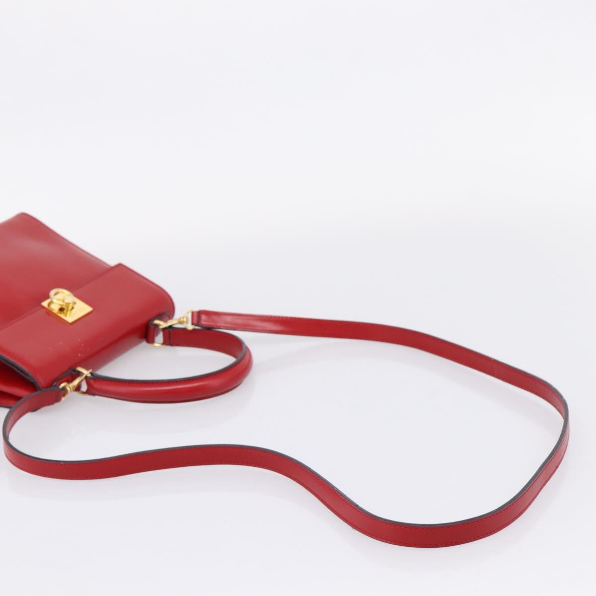 Celine Handbag Leather, Red, Leather, Handbag