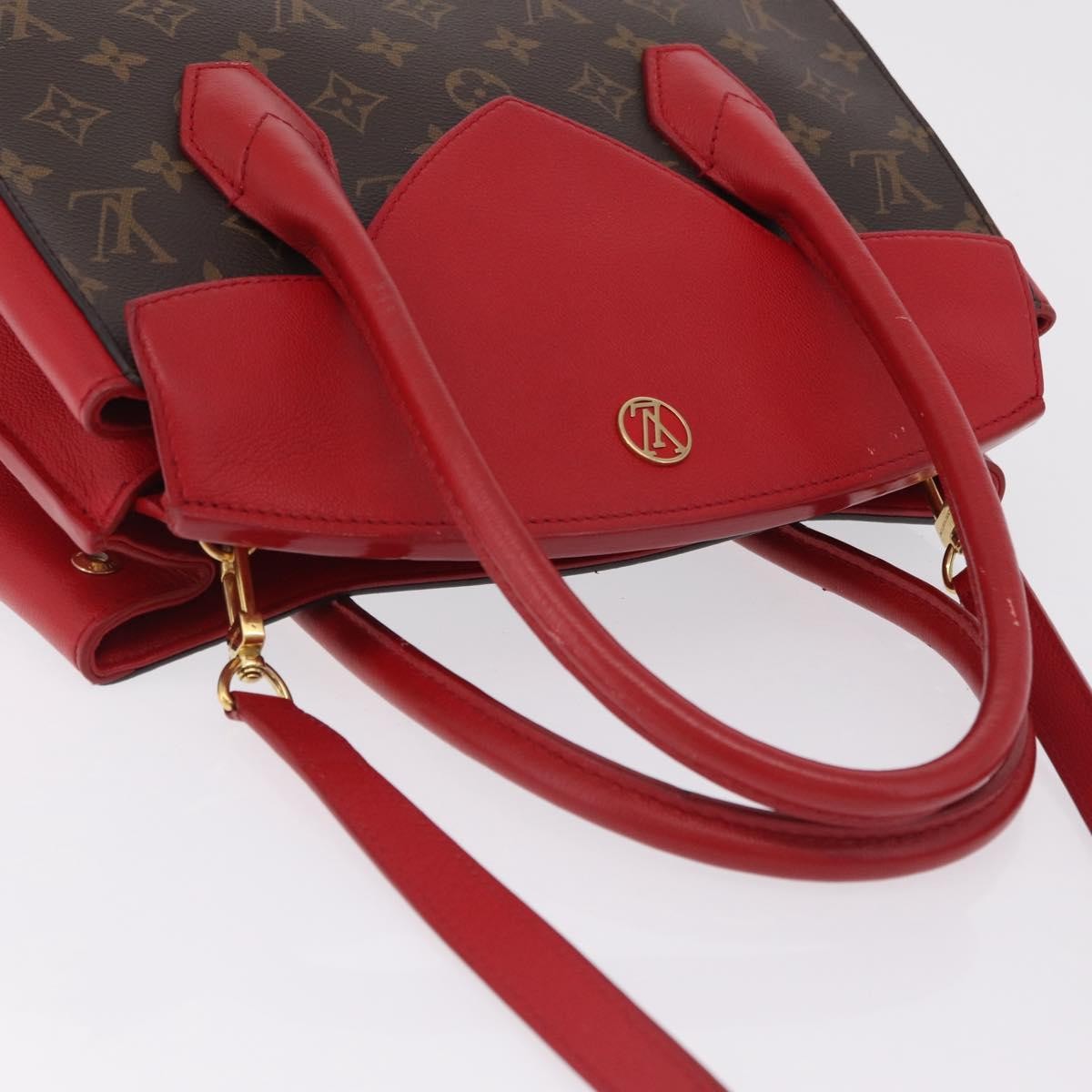 Louis Vuitton Florine Monogram Canvas and Leather, Brown, Canvas, Handbag