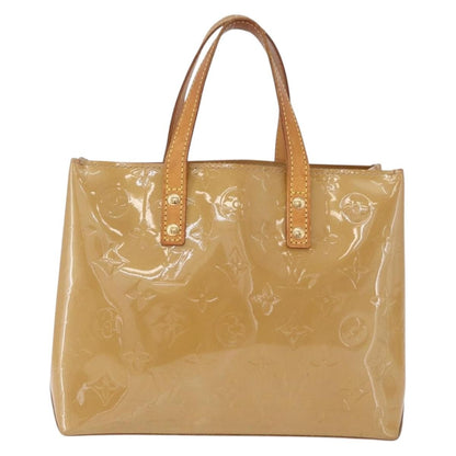 Louis Vuitton Reade Monogram Vernis, Beige, Patent Leather, Handbag
