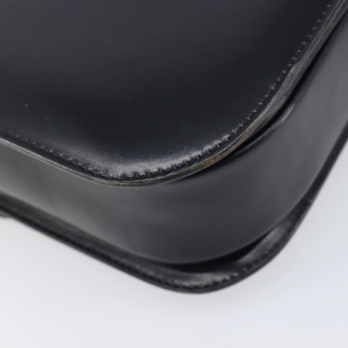 Celine Horse Carriage Leather, Black, Leather, Shoulder Bag
