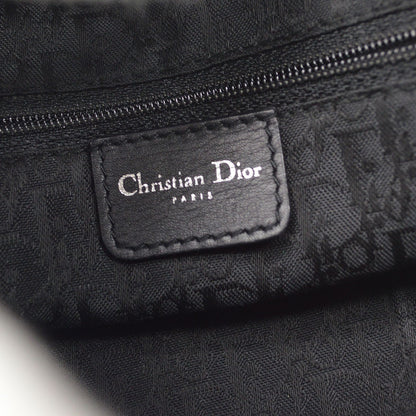 Christian Dior Cannage Leather, Black, Leather, Shoulder Bag
