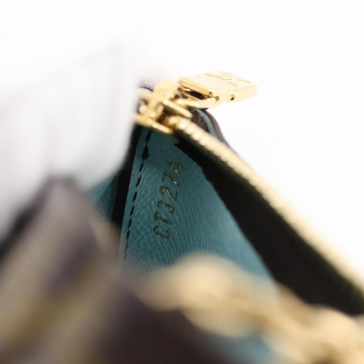 Louis Vuitton Pochette Clés Monogram Vivienne, Brown, Canvas, Wallet