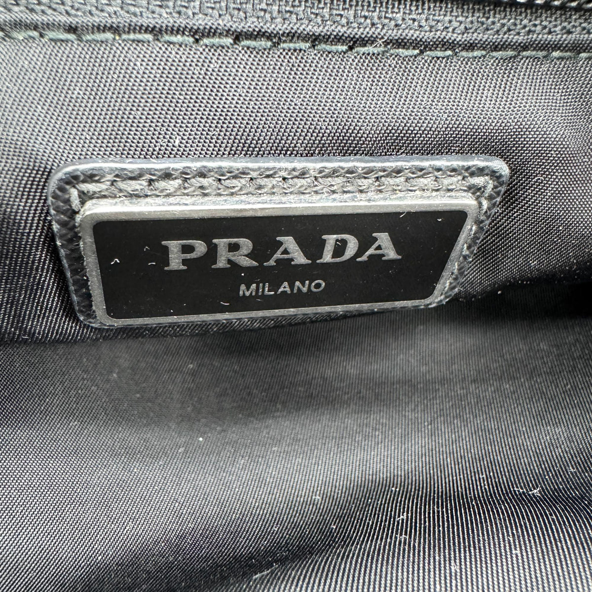 Prada Technical Zip Tessuto, Burgundy, Nylon, Crossbody Bag