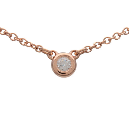 Tiffany & Co. Elsa Peretti Diamonds By The Yard Pendant 18K Rose Gold, Gold, Rose Gold, Necklace
