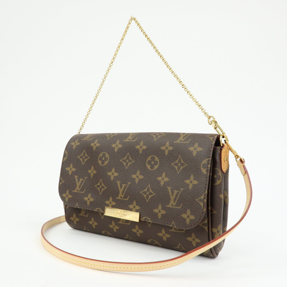 Louis Vuitton Favorite Monogram Canvas, Brown, Canvas, Handbag