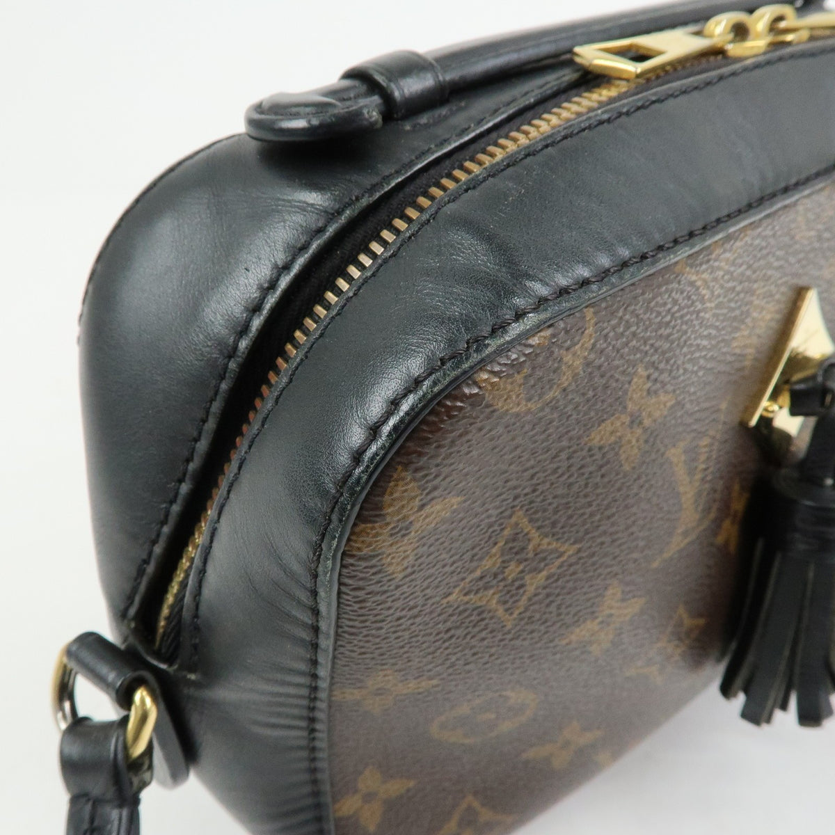 Louis Vuitton Saintonge Monogram Canvas with Leather, Brown, Canvas, Handbag