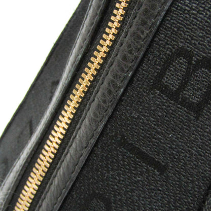 Bvlgari Logomania Canvas, Black, Canvas, Handbag