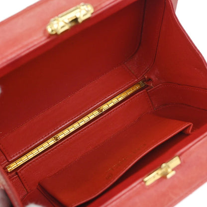 Chanel Camera Chevron Lambskin, Red, Leather, Handbag