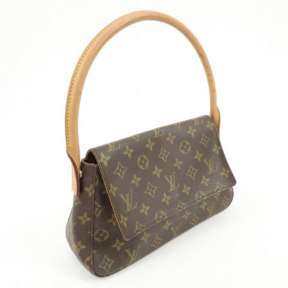 Louis Vuitton Looping Monogram Canvas, Brown, Canvas, Handbag