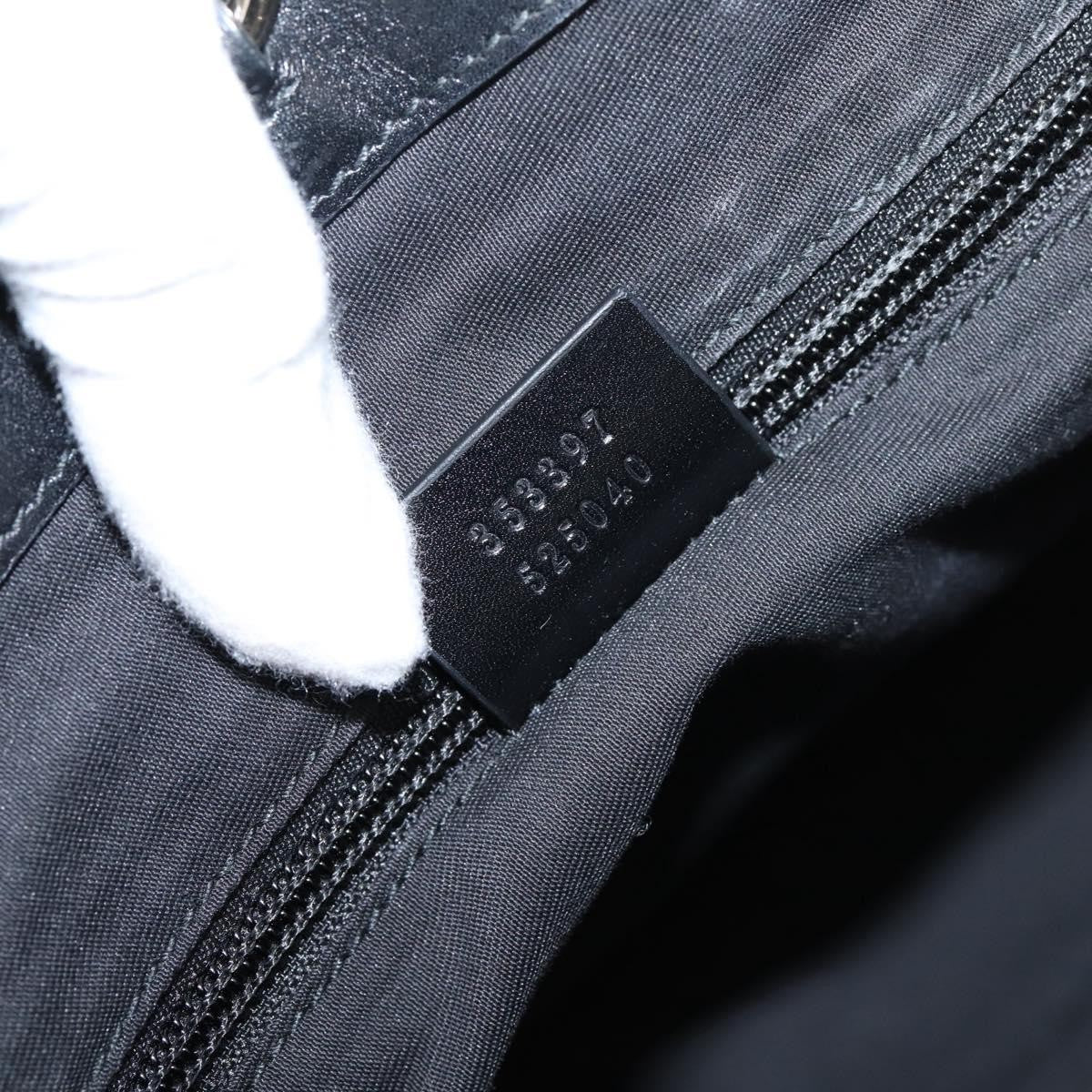 Gucci Bright Diamante Leather, Black, Leather, Tote Bag