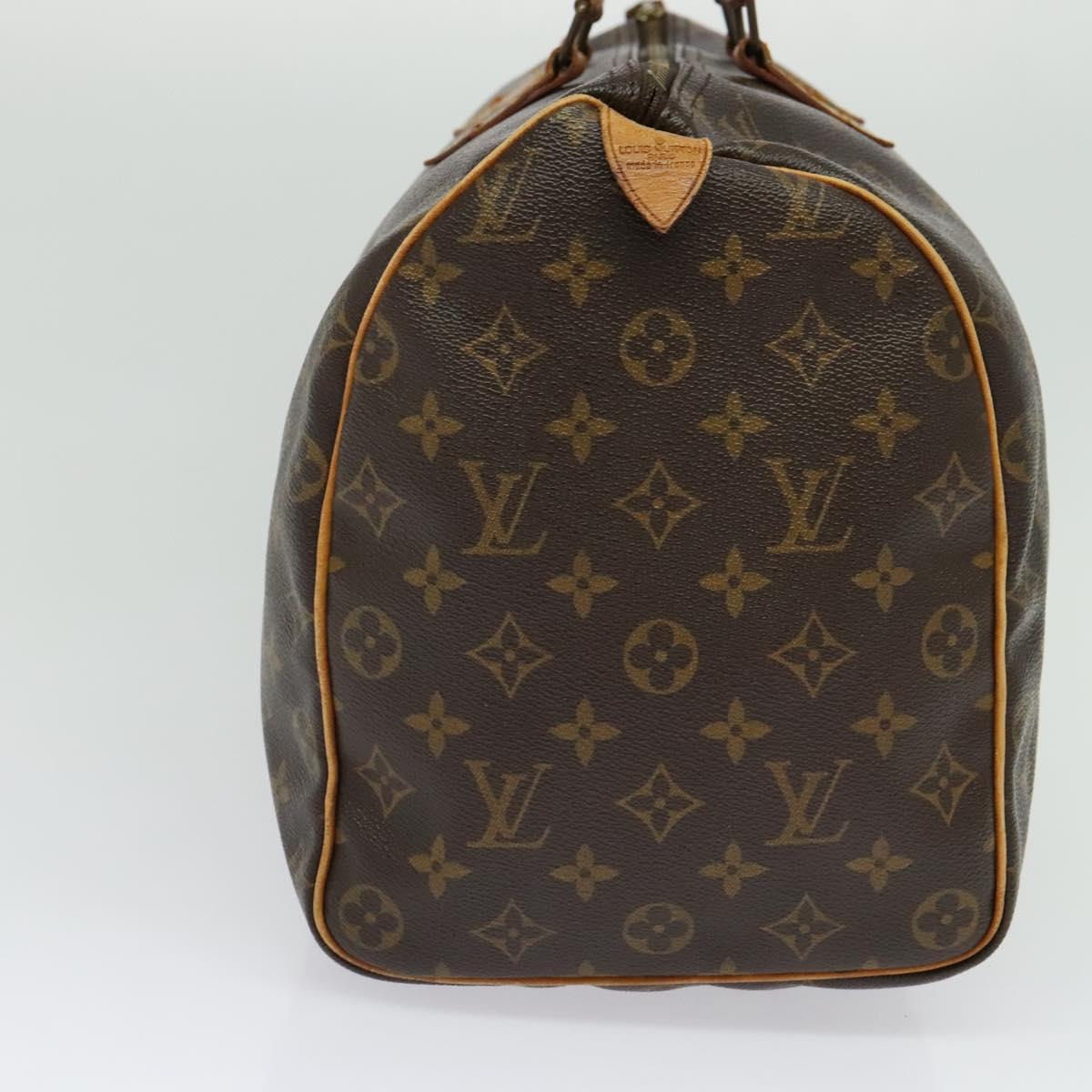 Louis Vuitton Speedy Handbag Monogram Canvas, BROWN, CANVAS, Handbag