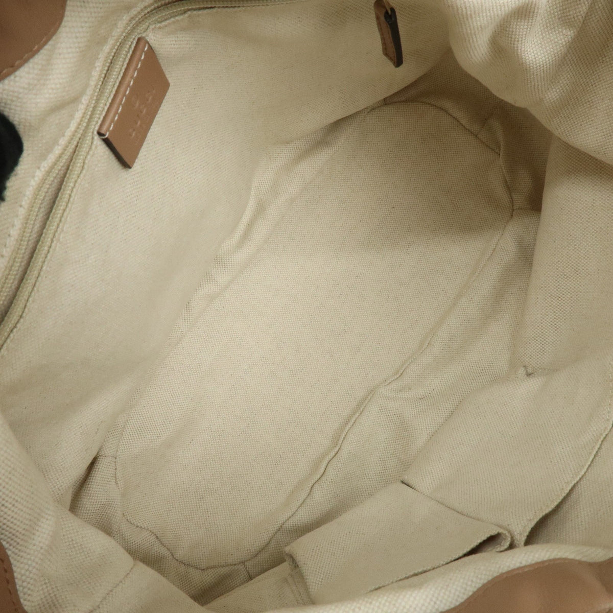 Gucci Sukey Diamante Canvas with Leather, Beige, Canvas, Tote Bag