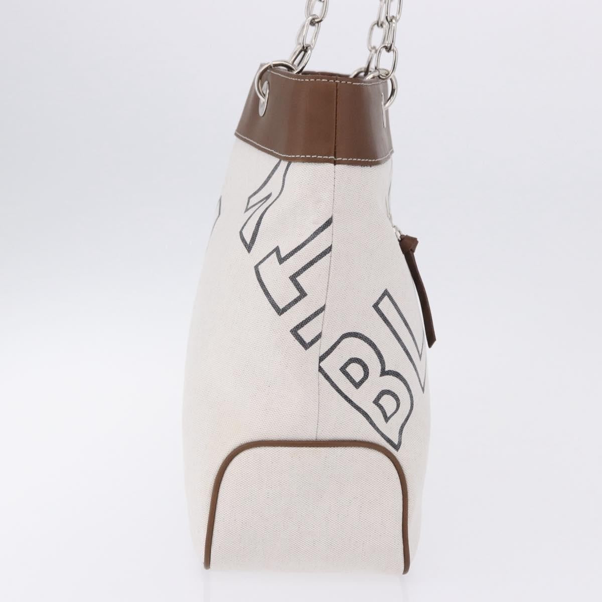 Burberry Blue Label Canvas, White, Canvas, Shoulder Bag