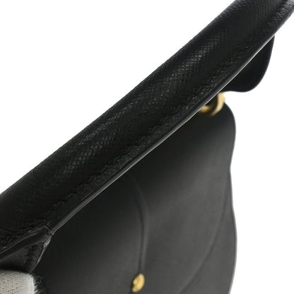 Prada Sidonie Saffiano, Black, Leather, Handbag