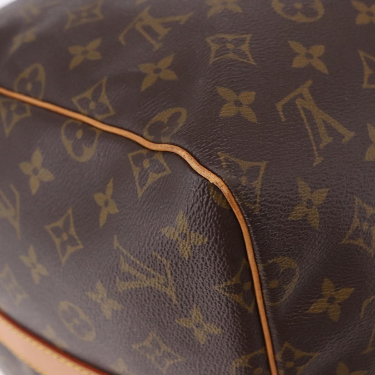 Louis Vuitton Keepall Bandoulière Monogram, Brown, Canvas, Travel Bag