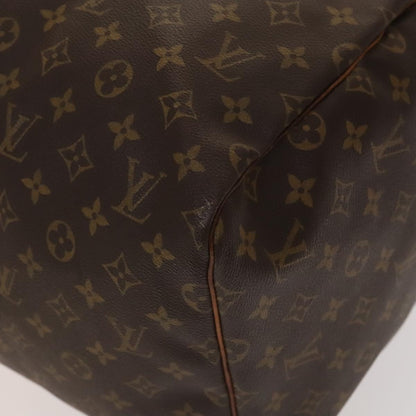 Louis Vuitton Keepall 55, Brown, Canvas, travel