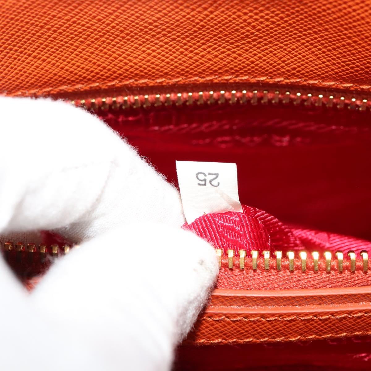 Prada Galleria, Orange, Leather, handbag