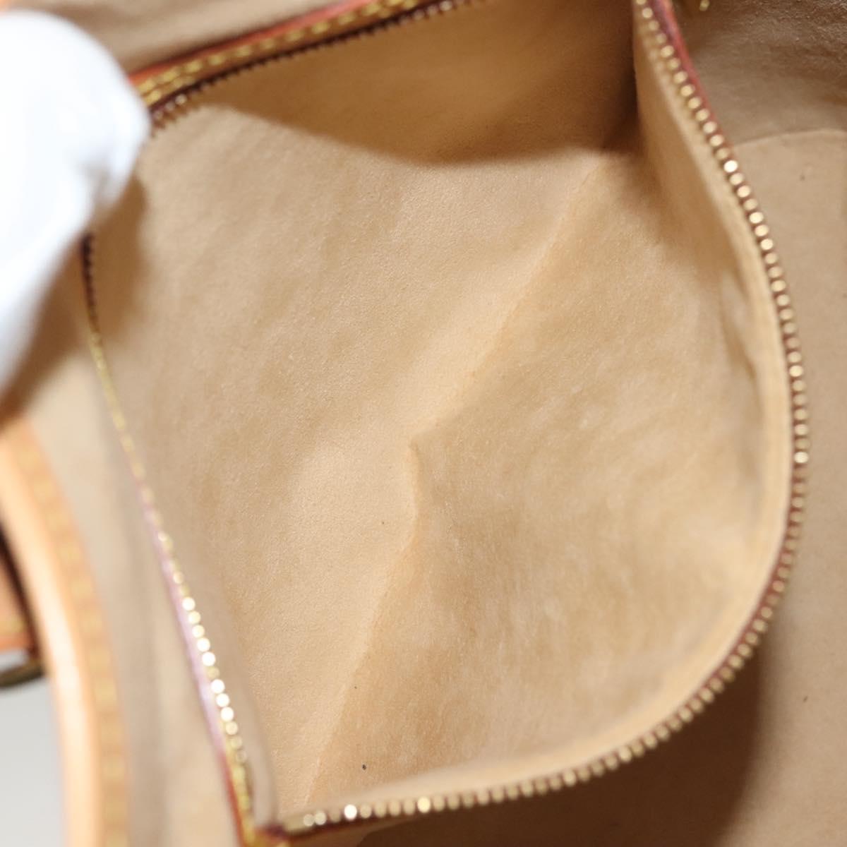 Louis Vuitton Bucket PM, Beige, Leather, shoulder
