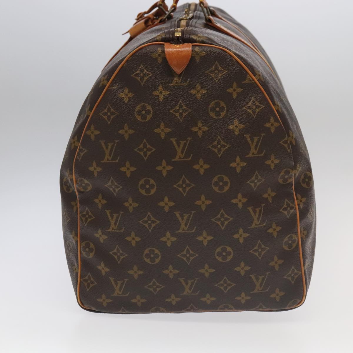 Louis Vuitton Keepall 60, Brown, Canvas, travel