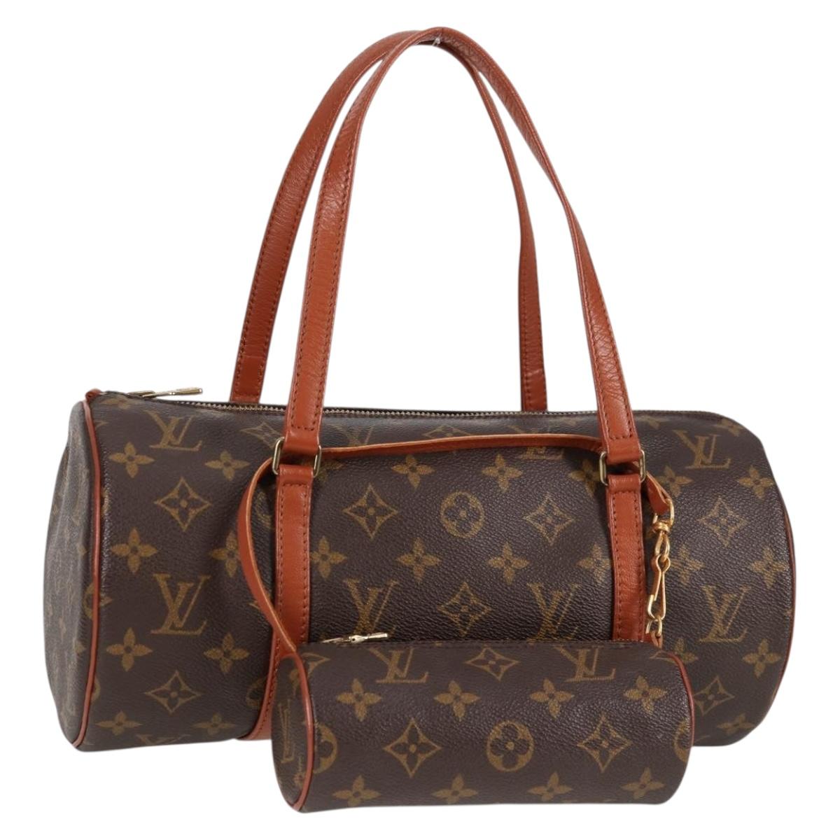 Louis Vuitton Papillon 30, Brown, Canvas, handbag