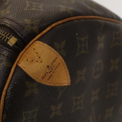 Louis Vuitton Keepall 60, Brown, Canvas, travel