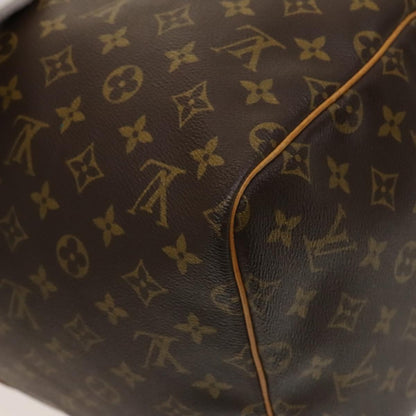Louis Vuitton Keepall 55, Brown, Canvas, travel