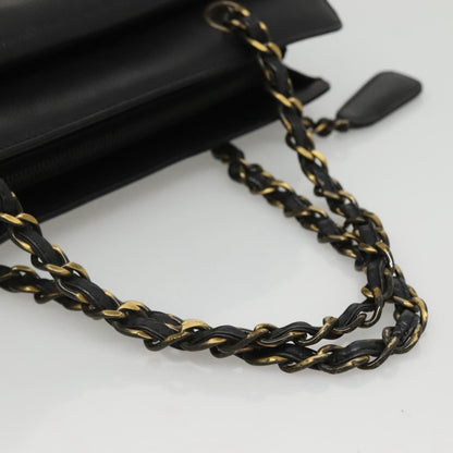 Chanel, Black, Leather, handbag