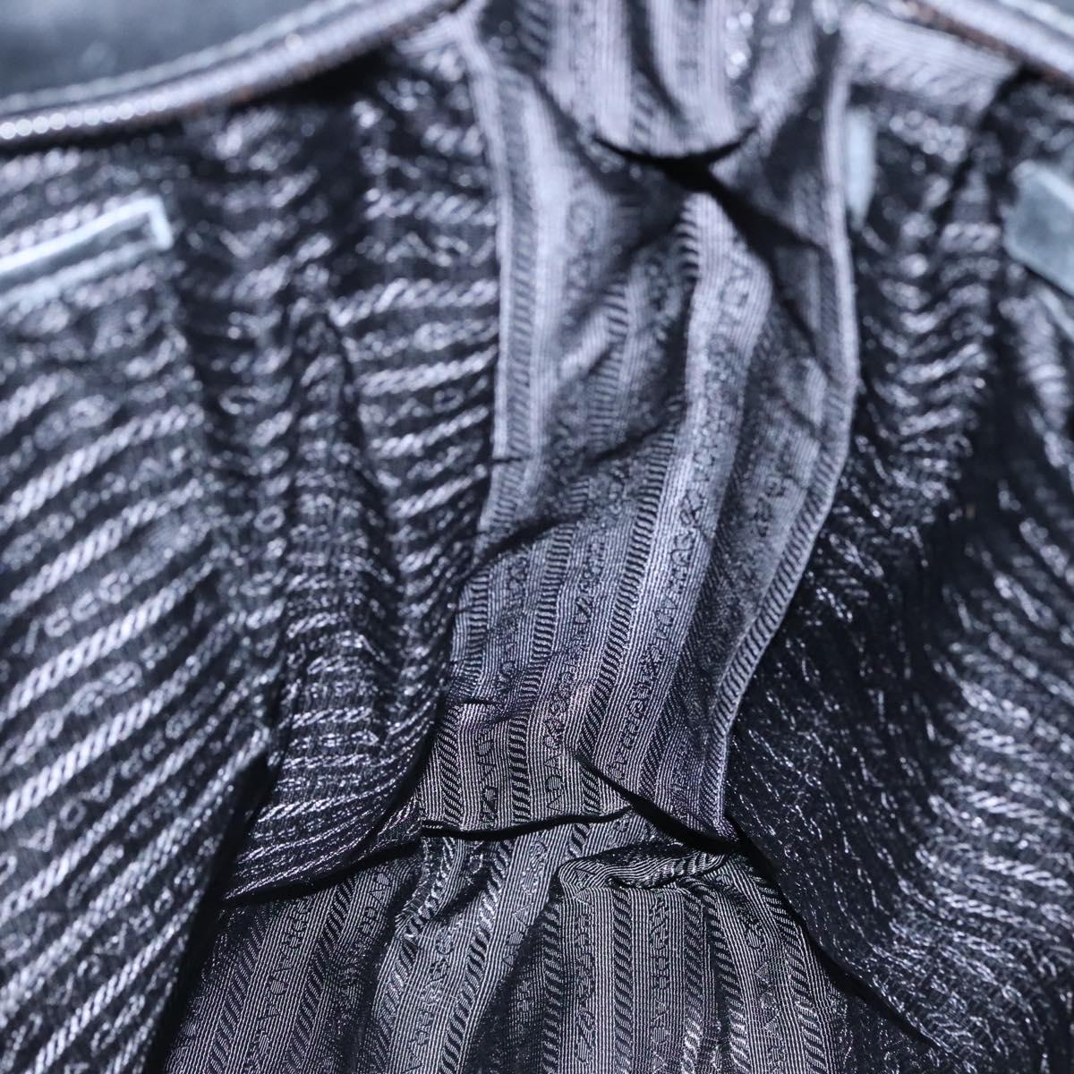 Prada, Black, Leather, tote
