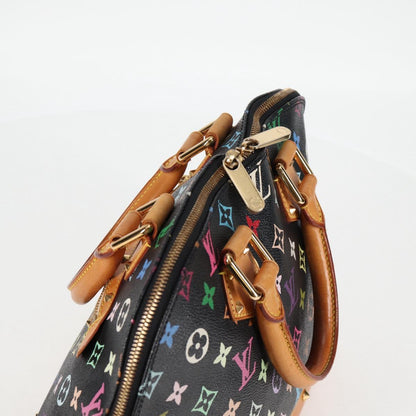Louis Vuitton Alma, Black, Canvas, handbag