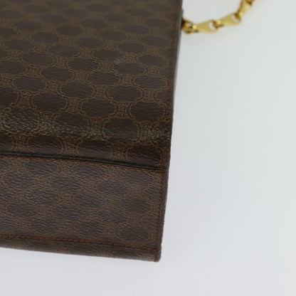 Céline Macadam, Brown, Canvas, shoulder
