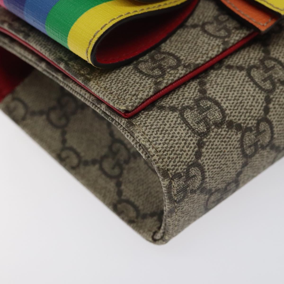 Gucci Butterfly, Beige, Canvas, shoulder