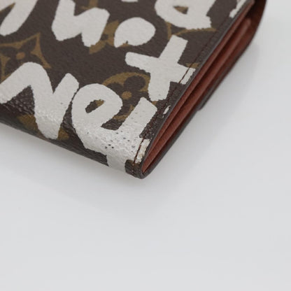 Louis Vuitton Porte Monnaie Credit, Brown, Canvas, wallet